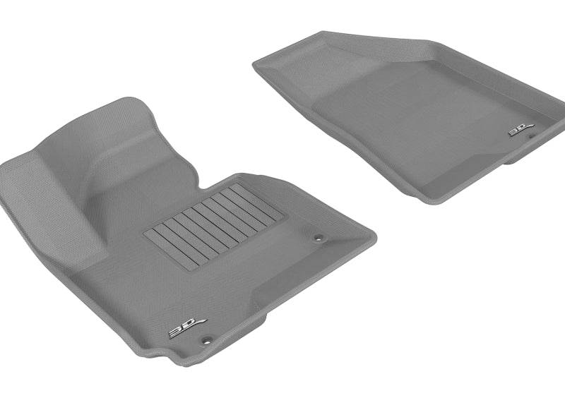 3D MAXpider 2011-2013 Kia/Hyundai Sportage/Tucson Kagu 1st Row Floormat - Gray