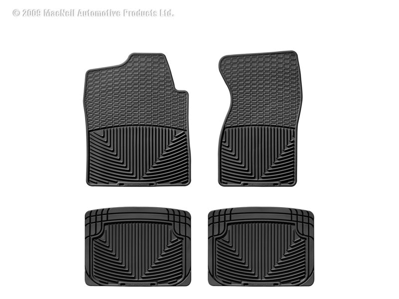 WT Rubber Mats - Rear - Blk