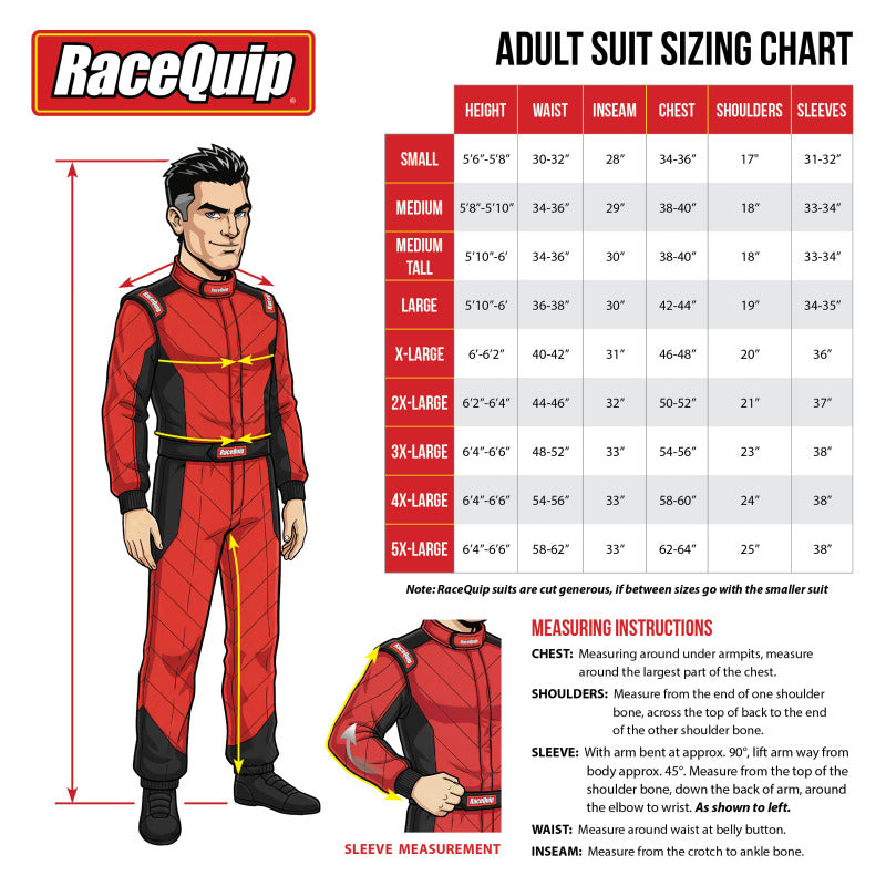 RaceQuip SFI-20 Jacket Black 2XL