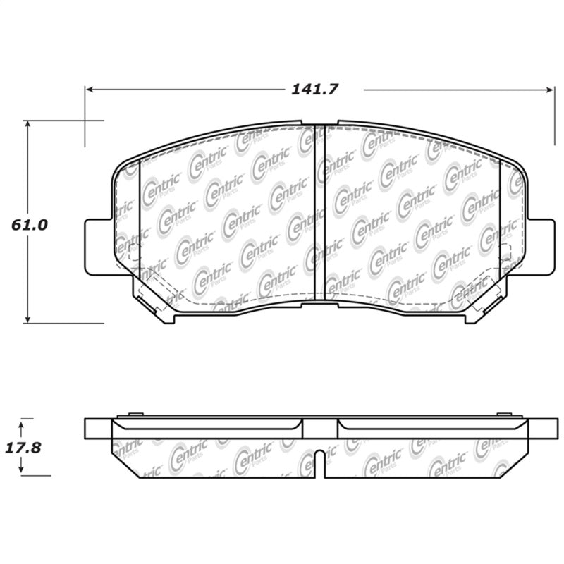 StopTech Street Touring Front Brake Pads 13-14 Dodge Dart/Jeep Cherokee