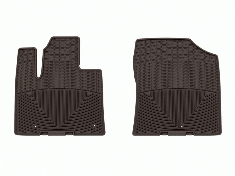 WeatherTech 21-23 Hyundai Santa Fe (Incl. 22-23 Plug-In Hybrid) Front All-Weather Floor Mats - Cocoa