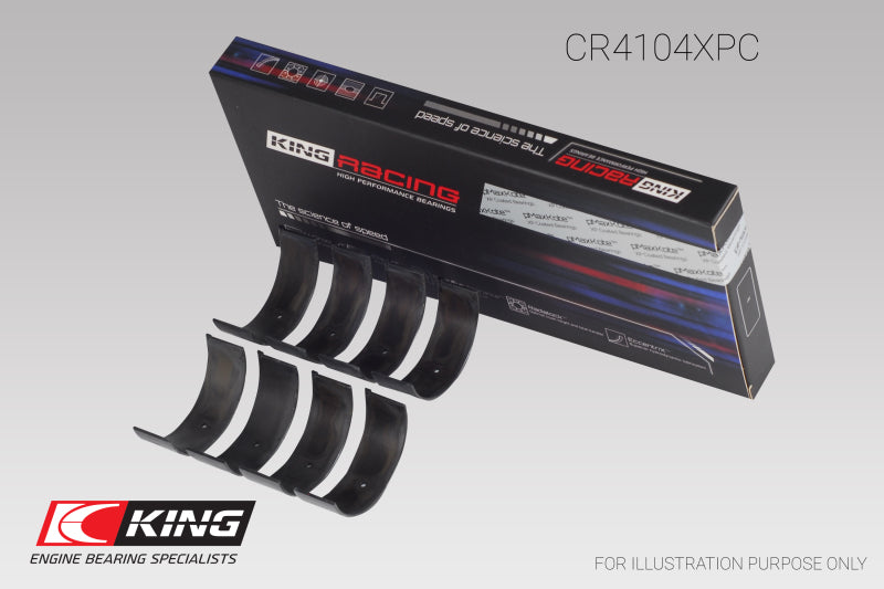 King Audi/VW 83-03 1.6L/1.8L/2.0L Performance Coated Rod Bearing Set-King Engine Bearings-797 Offroad