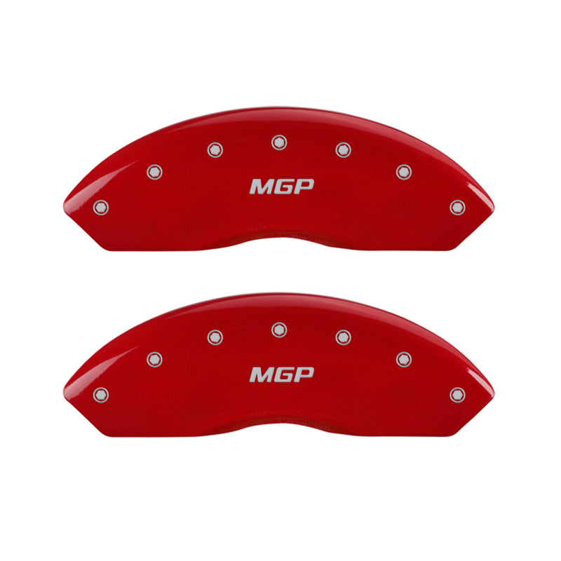 MGP 4 Caliper Covers Engraved Front & Rear MGP Red Finish Silver Characters 2019 Toyota 86