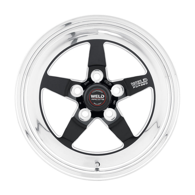 Weld S71 15x7.33 / 5x4.75 BP / 3.5in. BS Black Wheel (Medium Pad) - Non-Beadlock