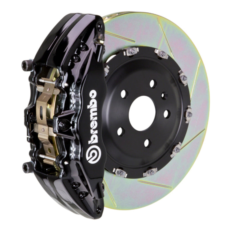 Brembo 08-17 A5/08-17 S5/09-16 A4/09-16 S4 Fr GT BBK 6Pist Cast 380x34 2pc Rotor Slot Type1-Black