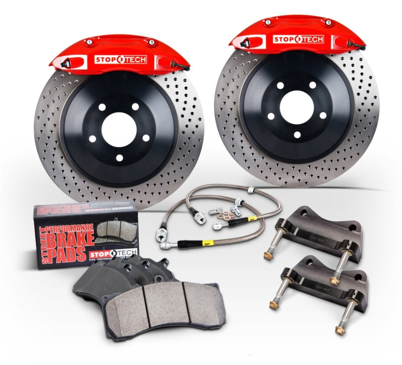 StopTech 84-89 Porsche 911 Level 2 Race Rear BBK w/ Trophy ST42 Calipers 290X24 Slotted Rotors