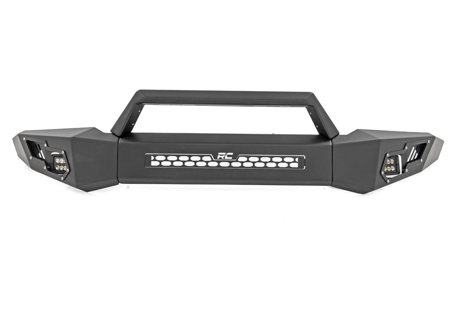 Rough Country High Clearence Winch Bumper with LED Lights for 2005-2011 Toyota Tacoma