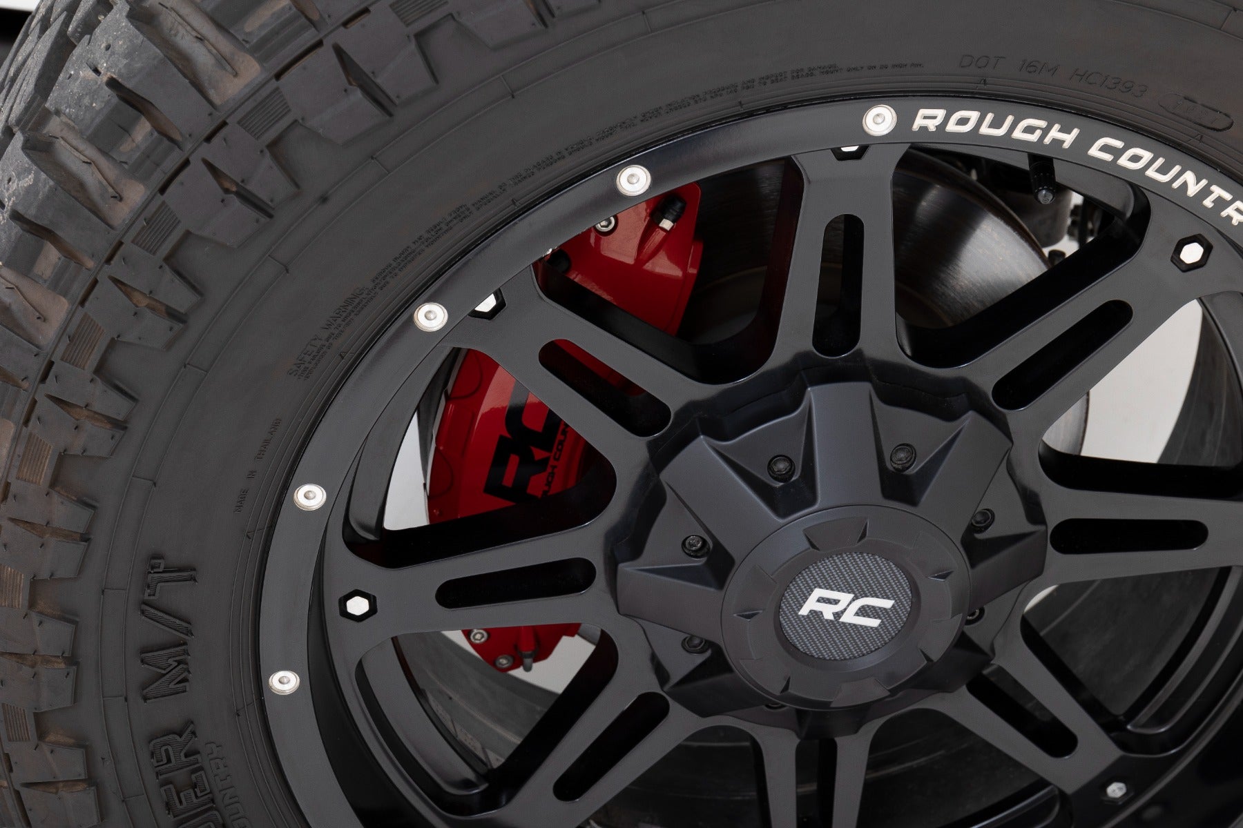 Caliper Covers | Rear | Red | Jeep Wrangler JK/Wrangler Unlimited  (2007-2018)