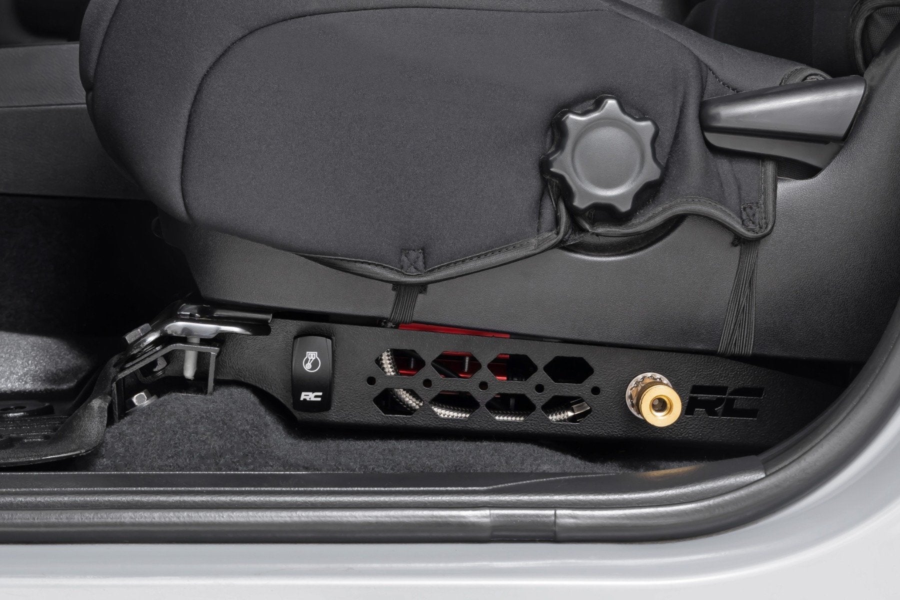 RC Under Seat Dual Air Compressor Kit & Bracket Set for 2016-2023 Toyota Tacoma