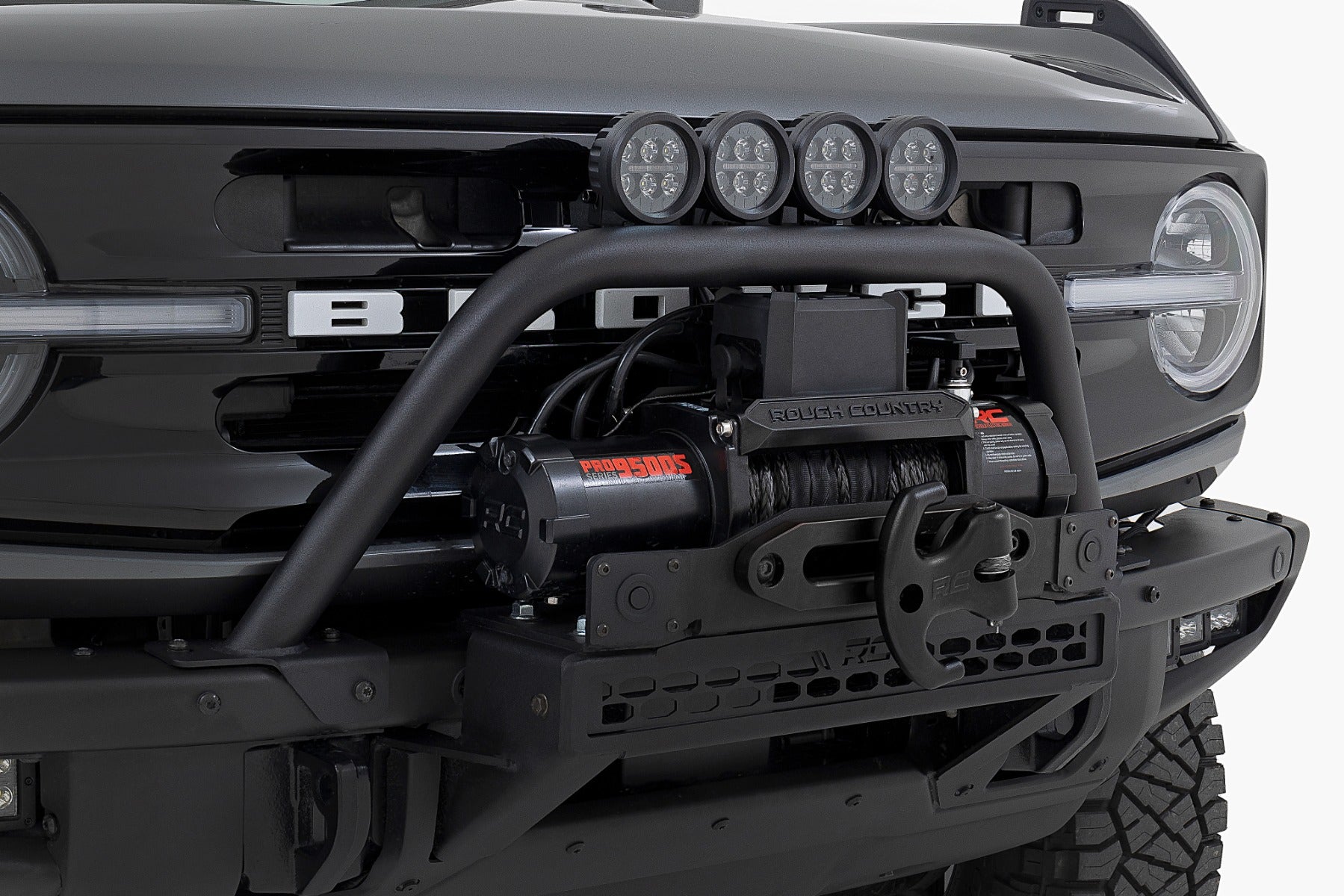 Safari Bar | 12" LED Light Bar | Black | Dual Row | OE Modular Steel | Ford Bronco (21-26)