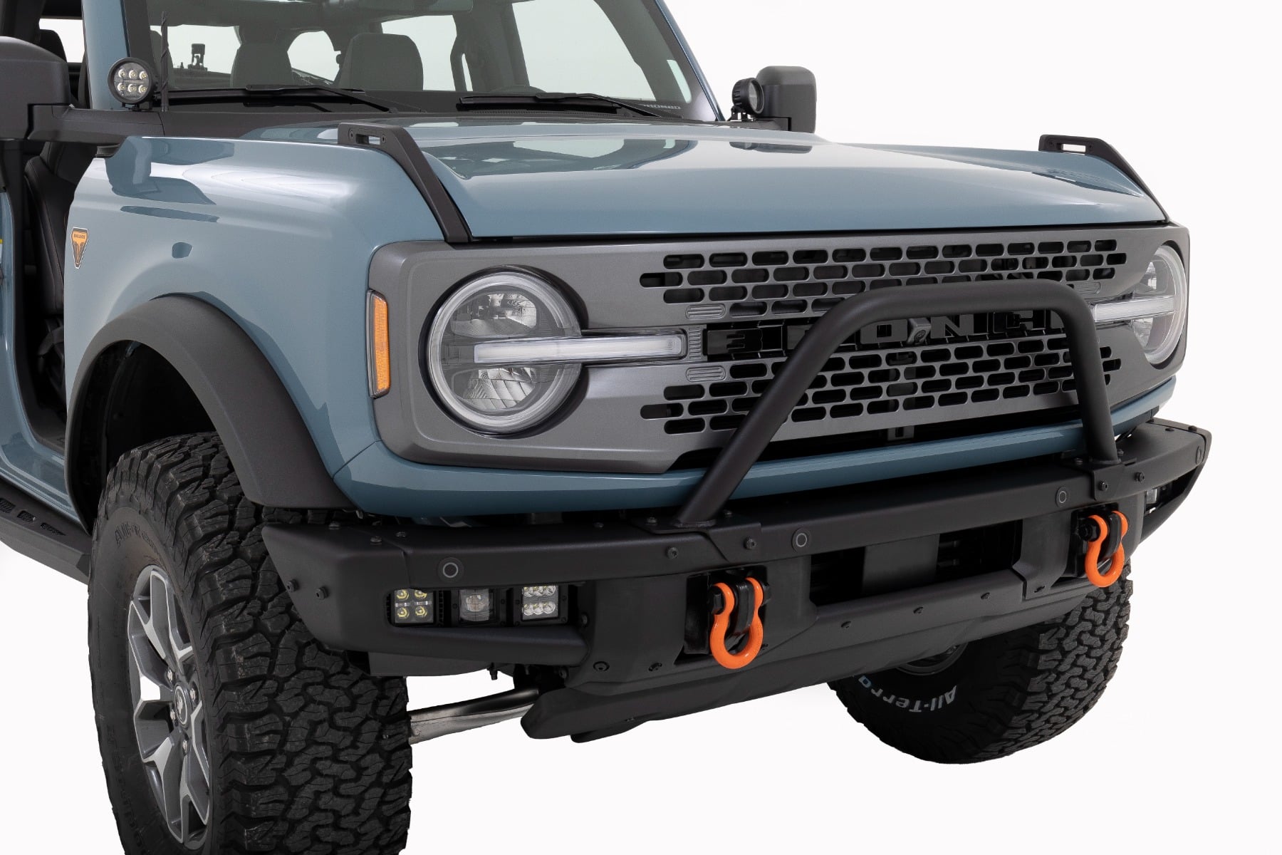 Safari Bar | 6.5 Inch Round LED | OE Modular Steel | Ford Bronco 4WD (21-26)