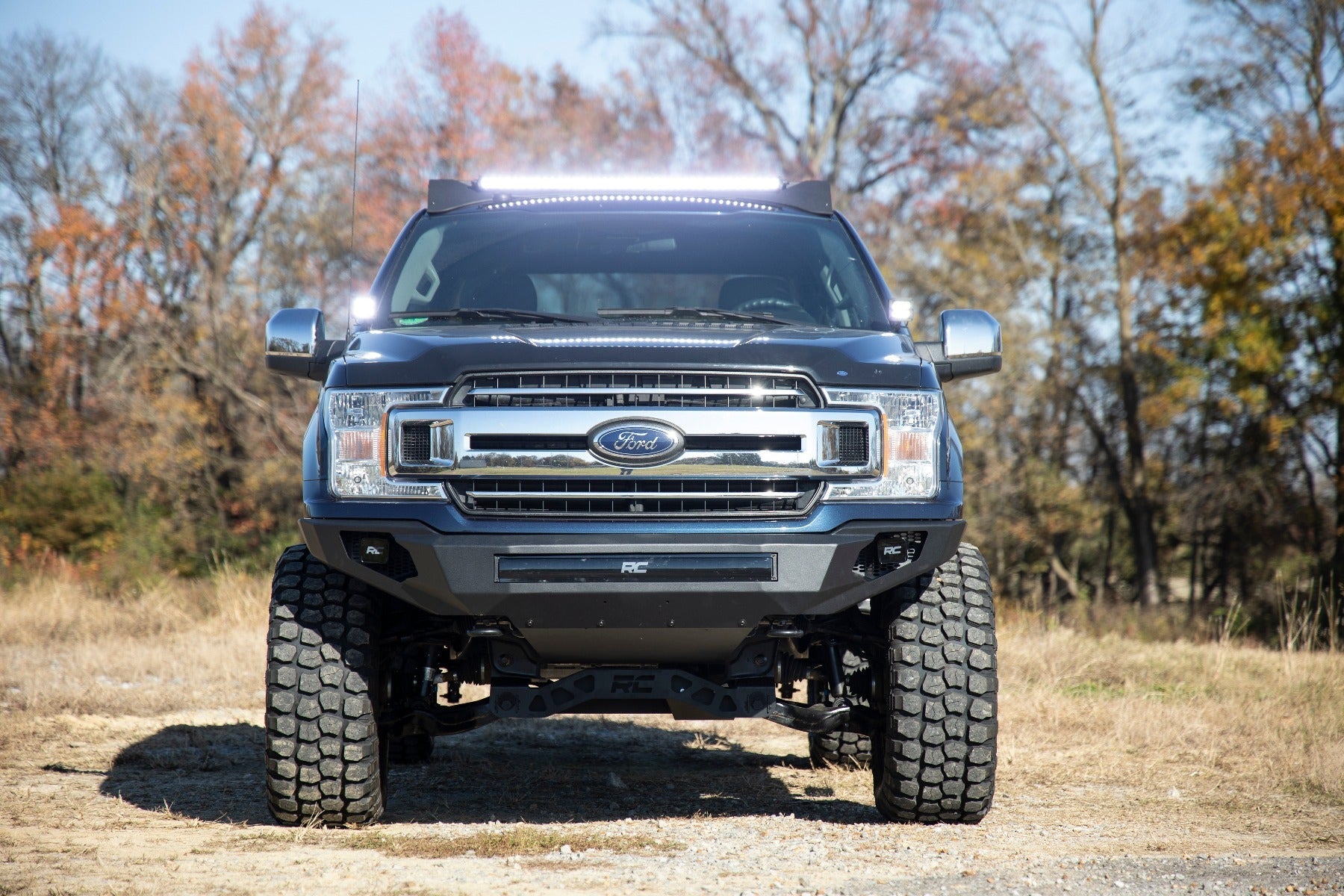 Rough Country Low Profile LED Roof Rack for 2015-2018 F-150