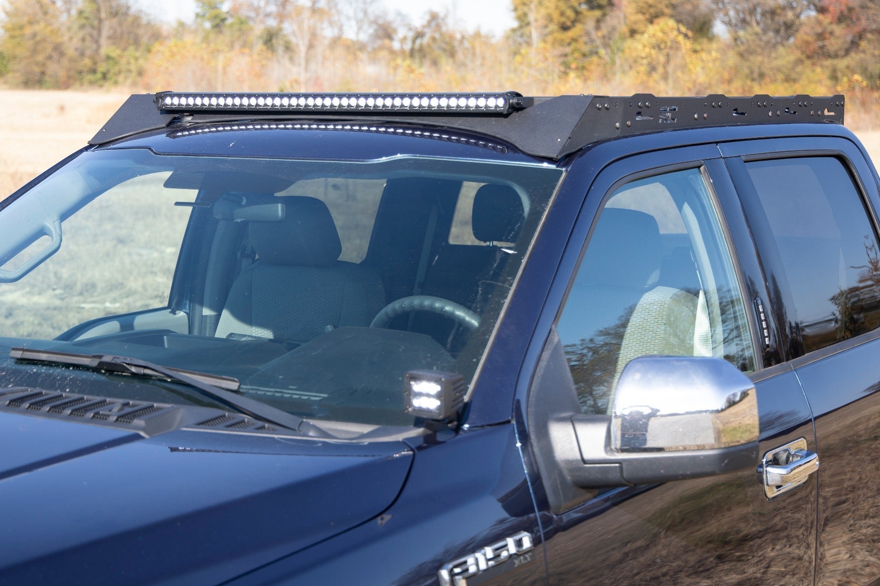 Rough Country Low Profile LED Roof Rack for 2015-2018 F-150