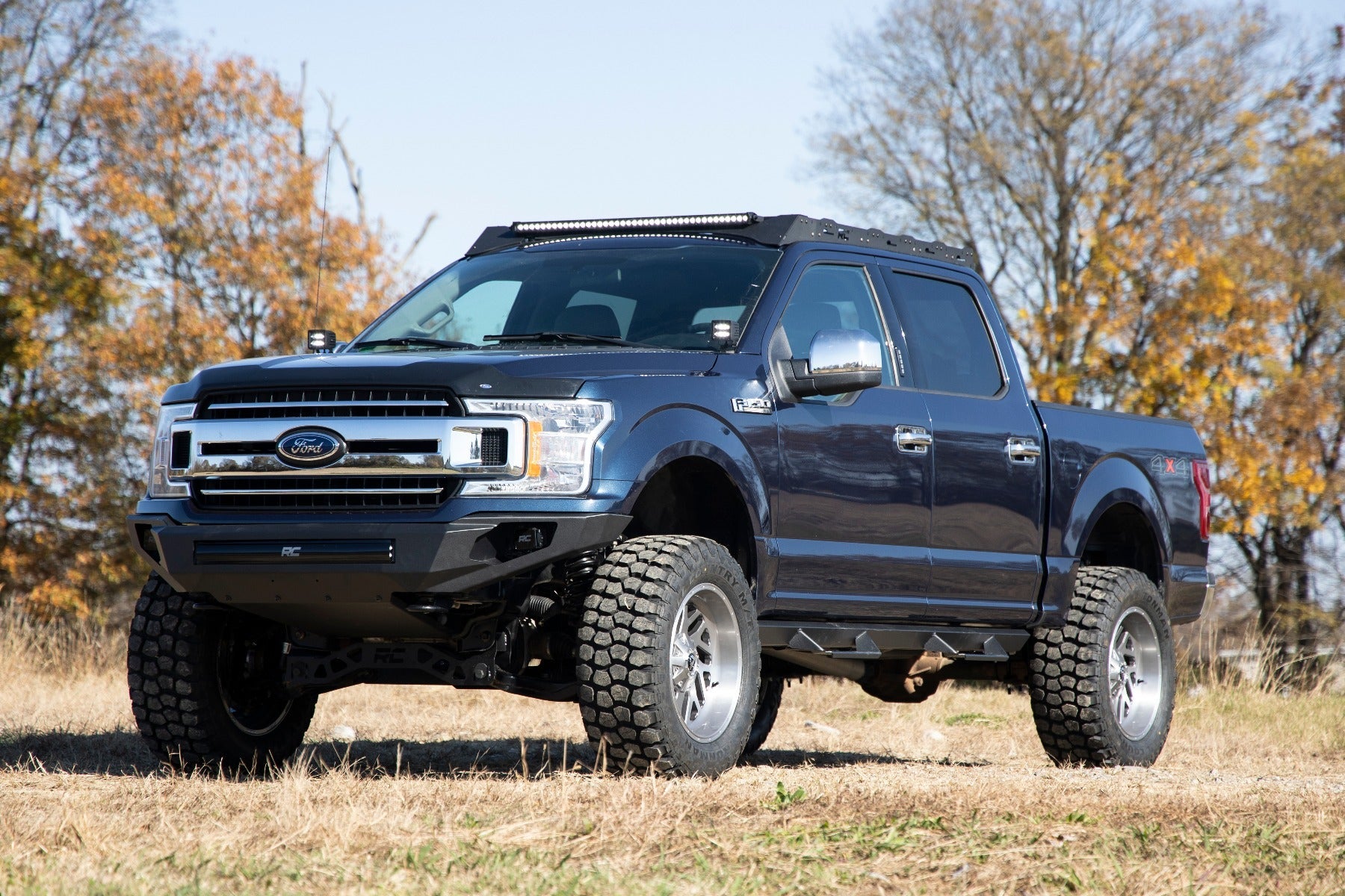 Rough Country Low Profile LED Roof Rack for 2015-2018 F-150