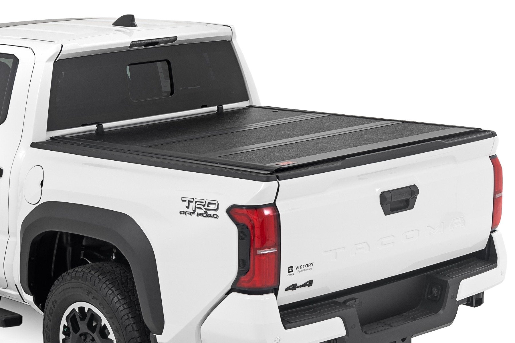 Rough Country Aluminum Low Profile Tonneau Bed Cover for 2024-2026 Toyota Tacoma