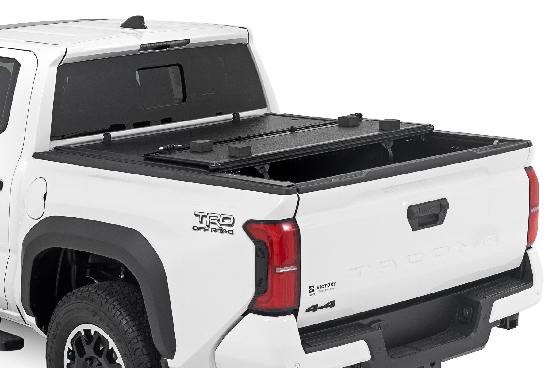Rough Country Aluminum Low Profile Tonneau Bed Cover for 2024-2026 Toyota Tacoma