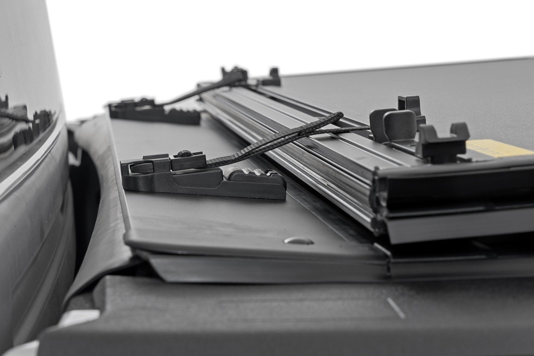 Rough Country 49319550 Tri Fold Aluminum Hard Tonneau Cover for 2009-2018 Ram 1500 (5.7" Bed)