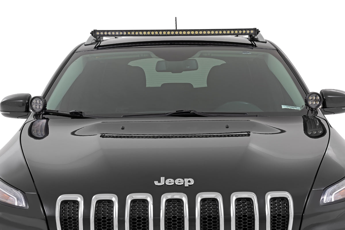 LED Light Kit | Ditch Mount | 3" OSRAM | Wide | Jeep Cherokee KL (14-21)