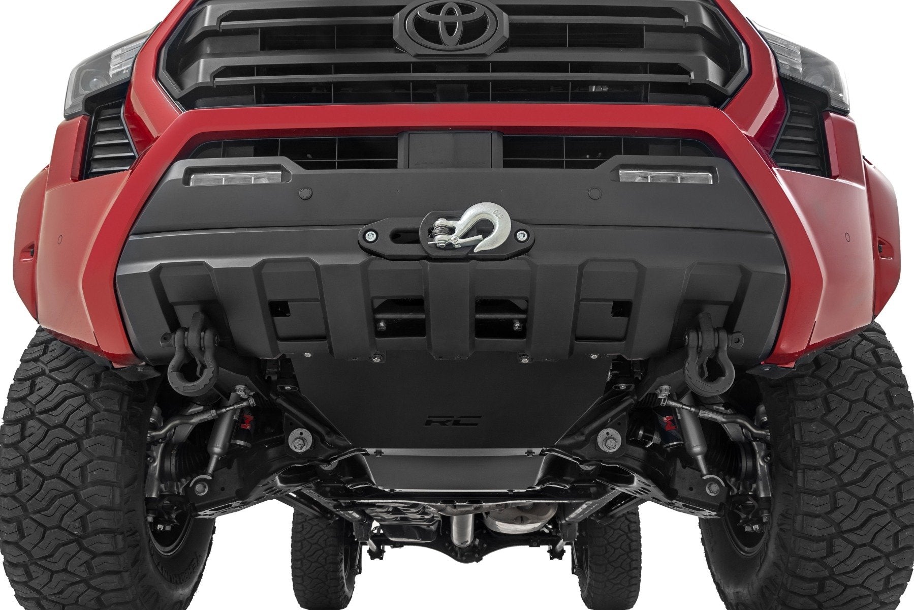 RC Hidden Winch Mount Bumper & Skid Plate for 2024-Present Toyota Tacoma