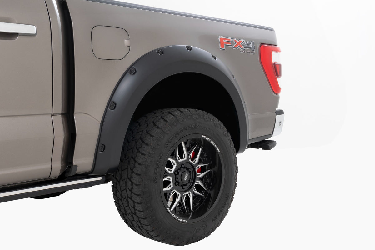 Pocket Fender Flares | D1 Stone Gray | Ford F-150 2WD/4WD (2021-2026)