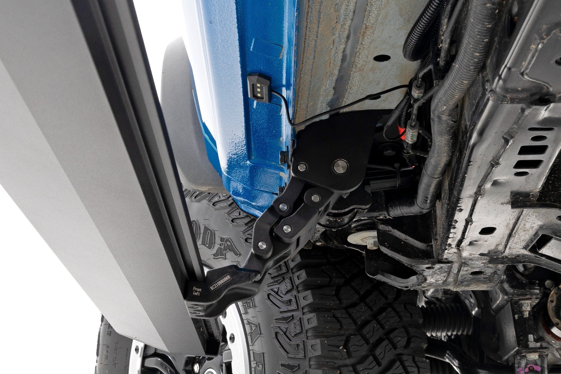 Rough Country PSR51330 Lighted Power Running Boards for 2021-2024 Ford Bronco 4 Door (No Drill)