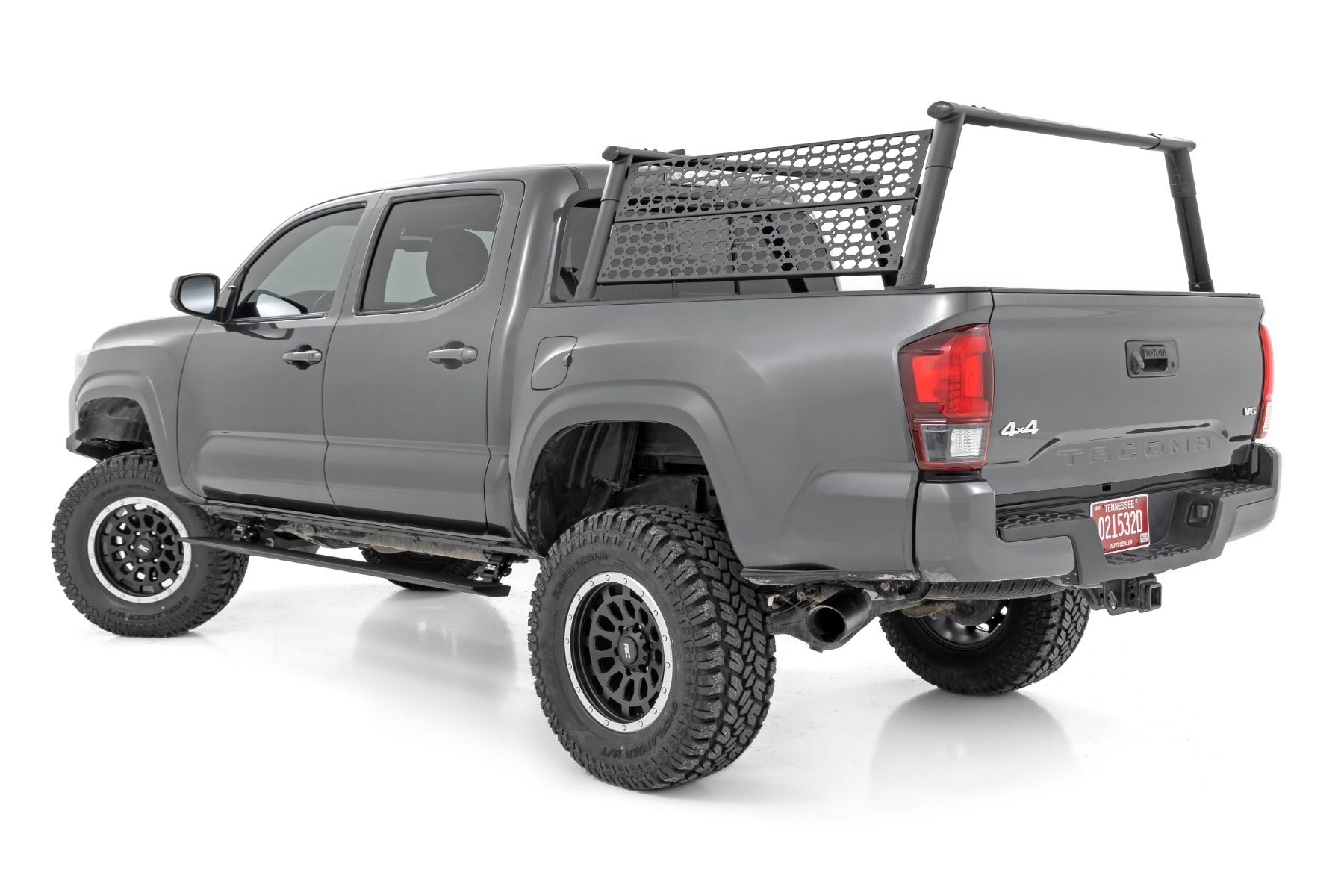 Rough Country PSR652110 Lighted Power Running Boards for 2005-2023 Tacoma Double Cab (No Drill)