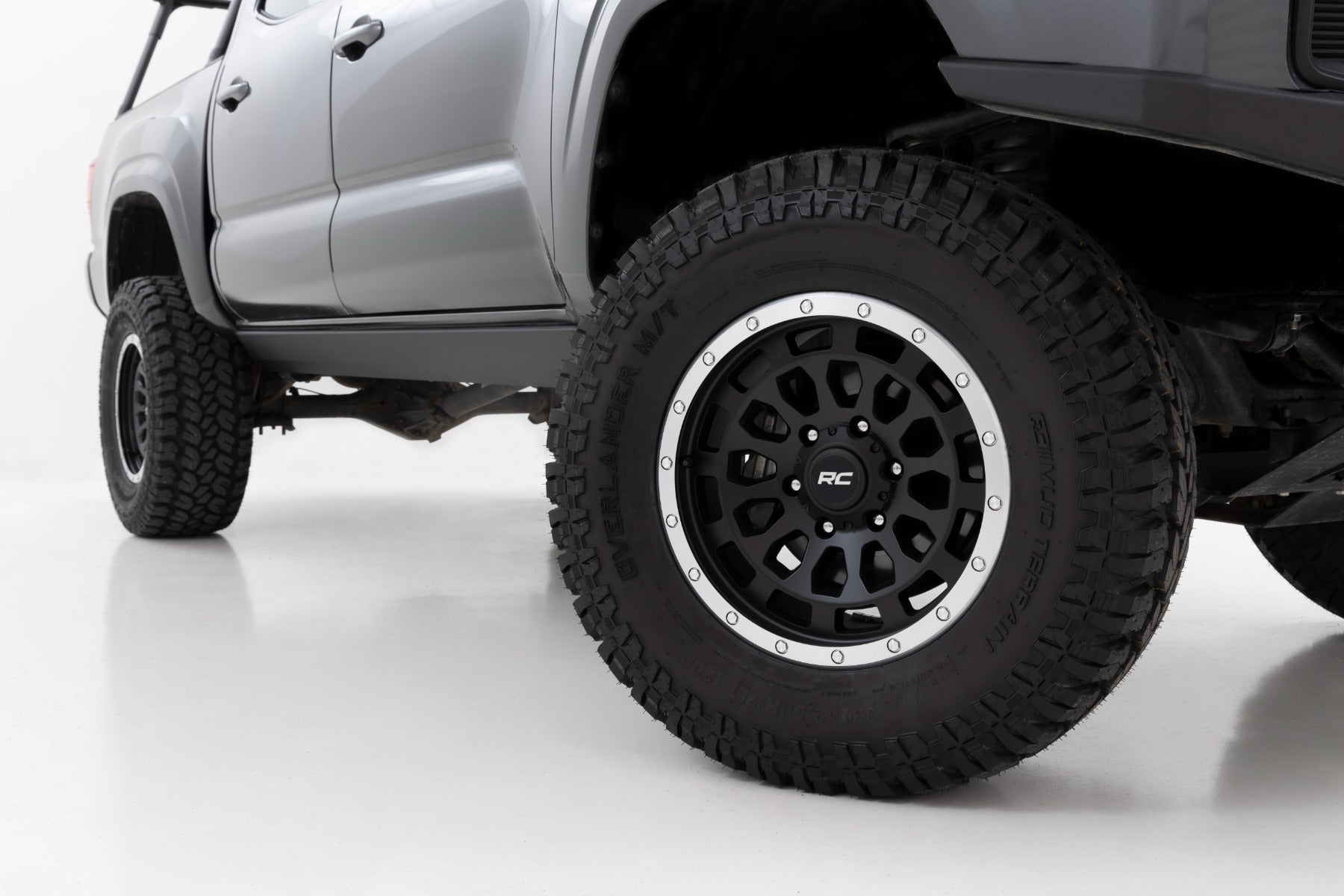 Rough Country PSR652110 Lighted Power Running Boards for 2005-2023 Tacoma Double Cab (No Drill)