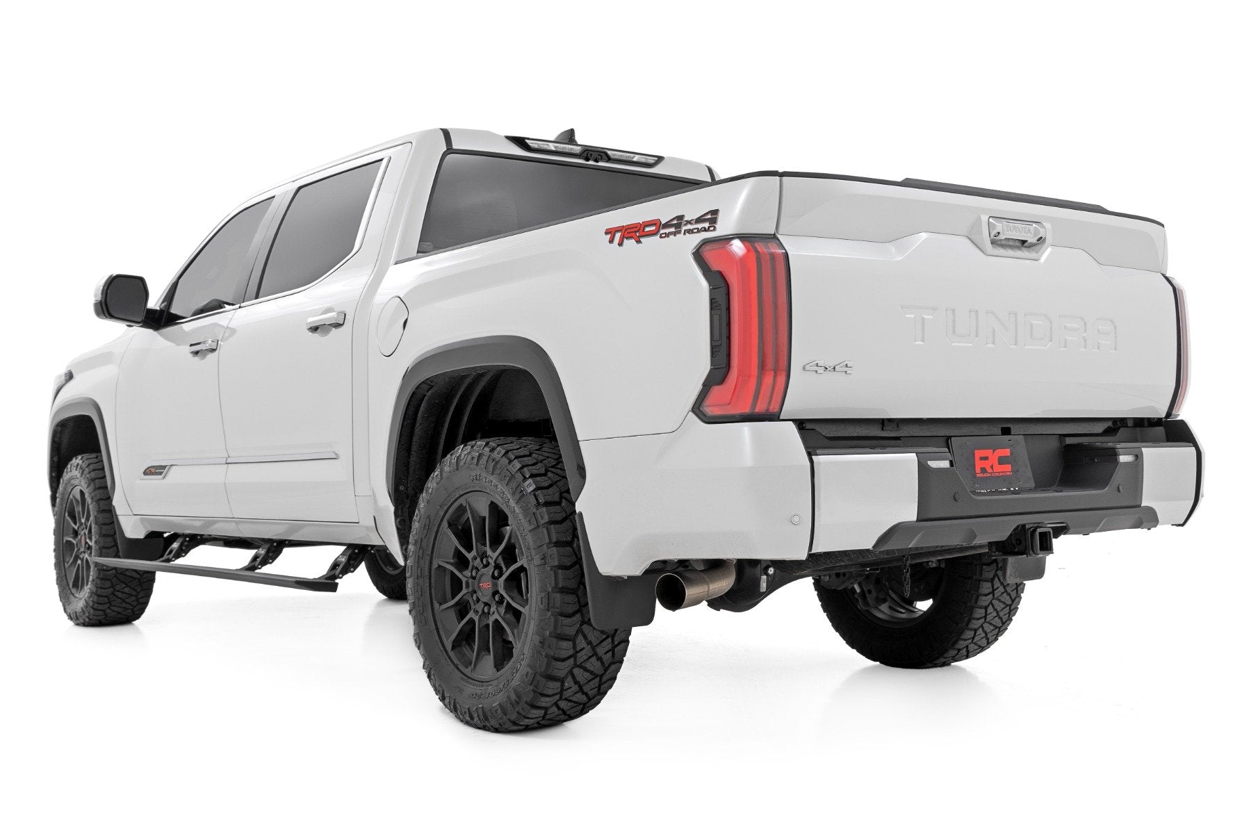 Rough Country Bolt on Power Drop Down Running Boards for 2022-2025 Toyota Tundra