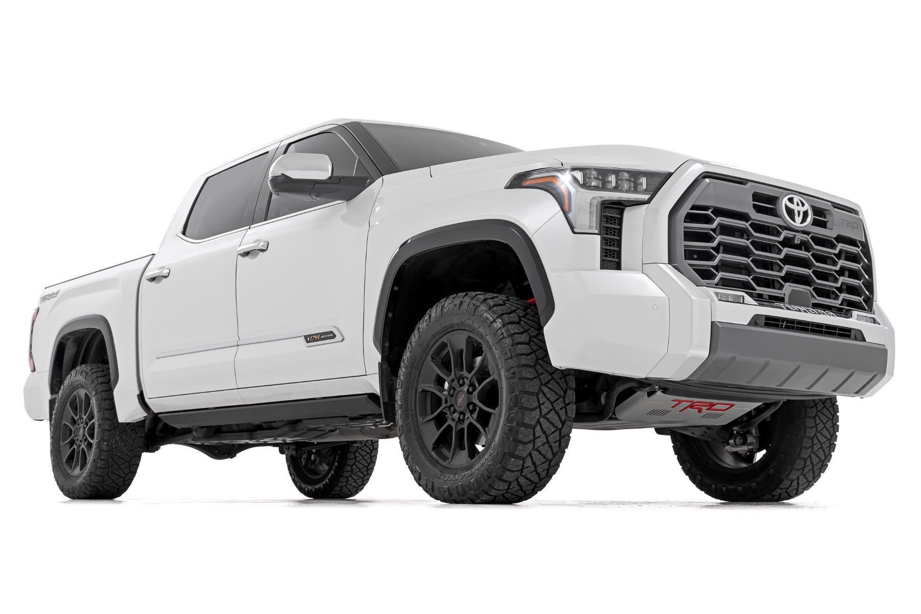 Rough Country Bolt on Power Drop Down Running Boards for 2022-2025 Toyota Tundra