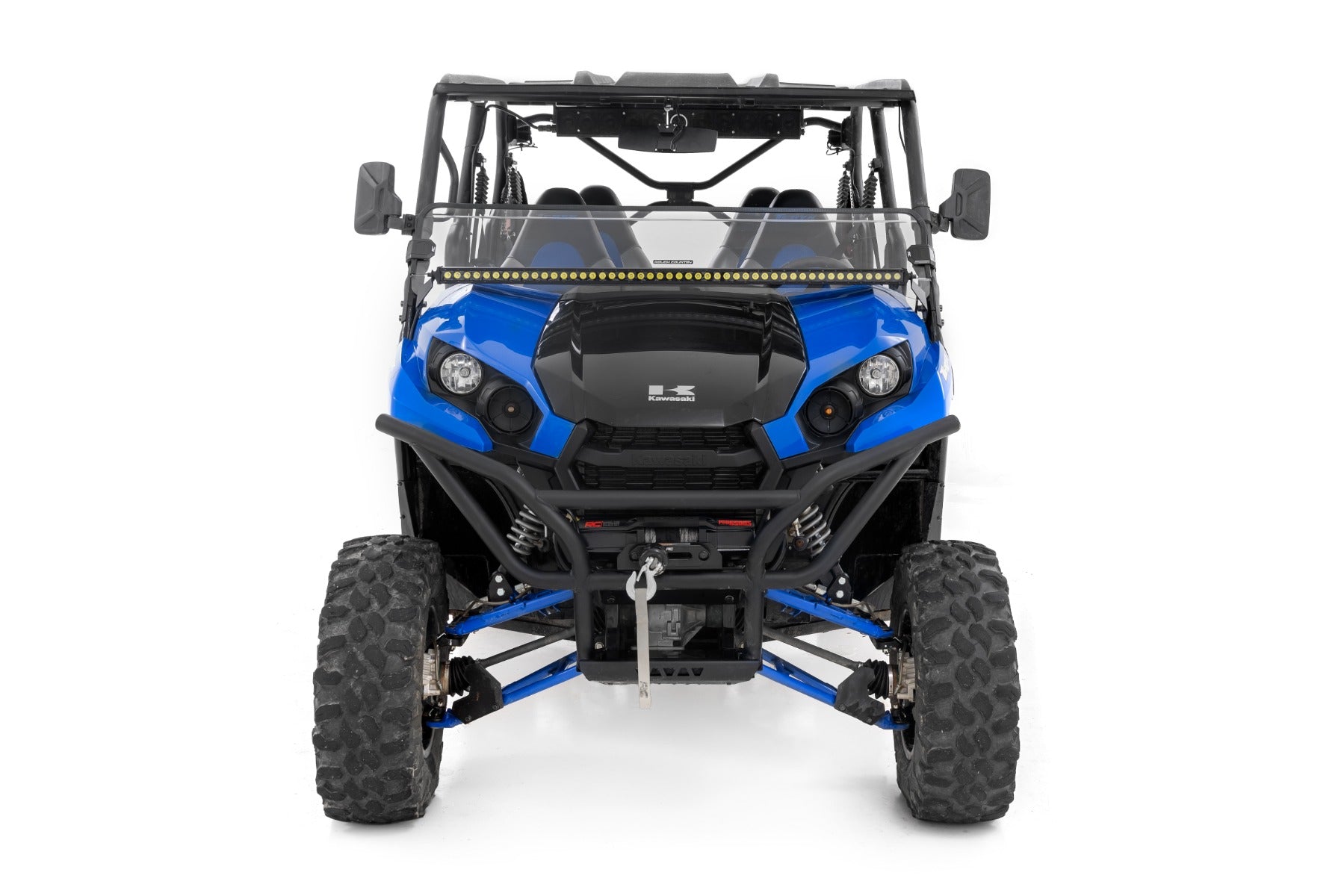 LED Light Kit | Cage Mount | 50" Black Single Row | Kawasaki Teryx 4 1000/Teryx4 800