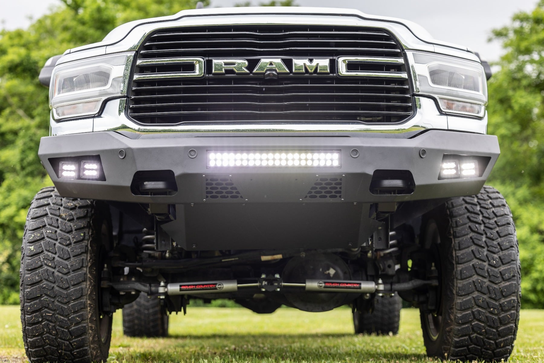 N3 Steering Stabilizer | Dual | 2.5-8 Inch Lift | Ram 2500 (14-26)/3500 (13-26)