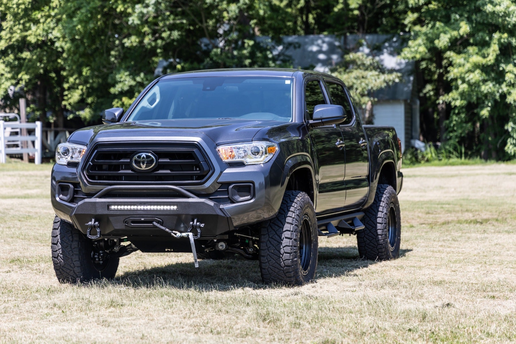 Rough Country Hybrid Front Bumper for 2016-2024 Toyota Tacoma 2WD / 4WD
