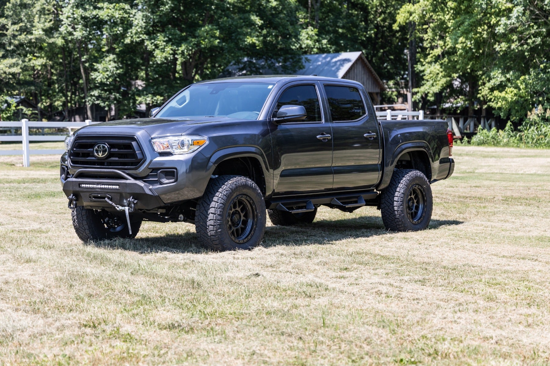 Rough Country Hybrid Front Bumper for 2016-2024 Toyota Tacoma 2WD / 4WD