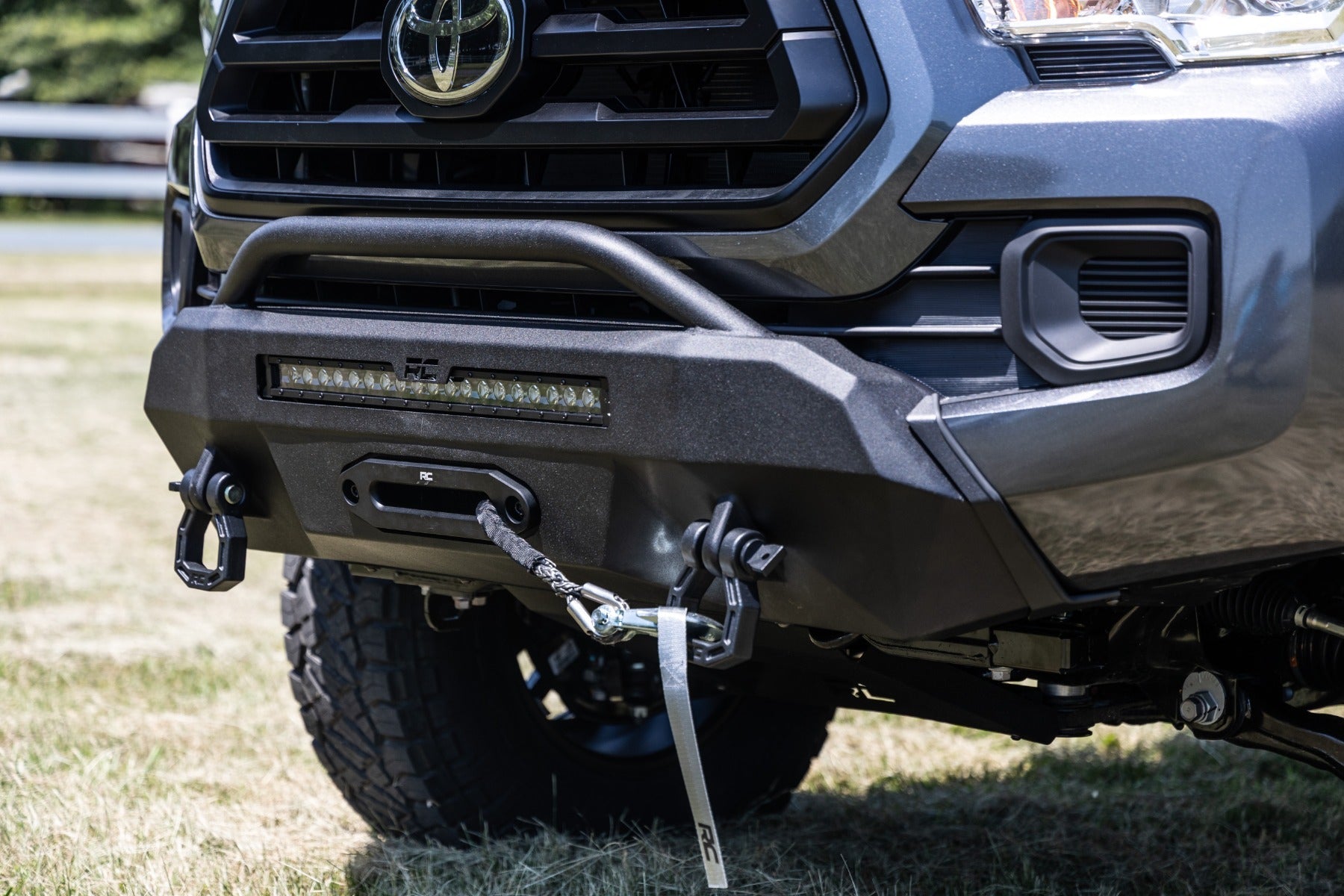 Rough Country Hybrid Front Bumper for 2016-2024 Toyota Tacoma 2WD / 4WD