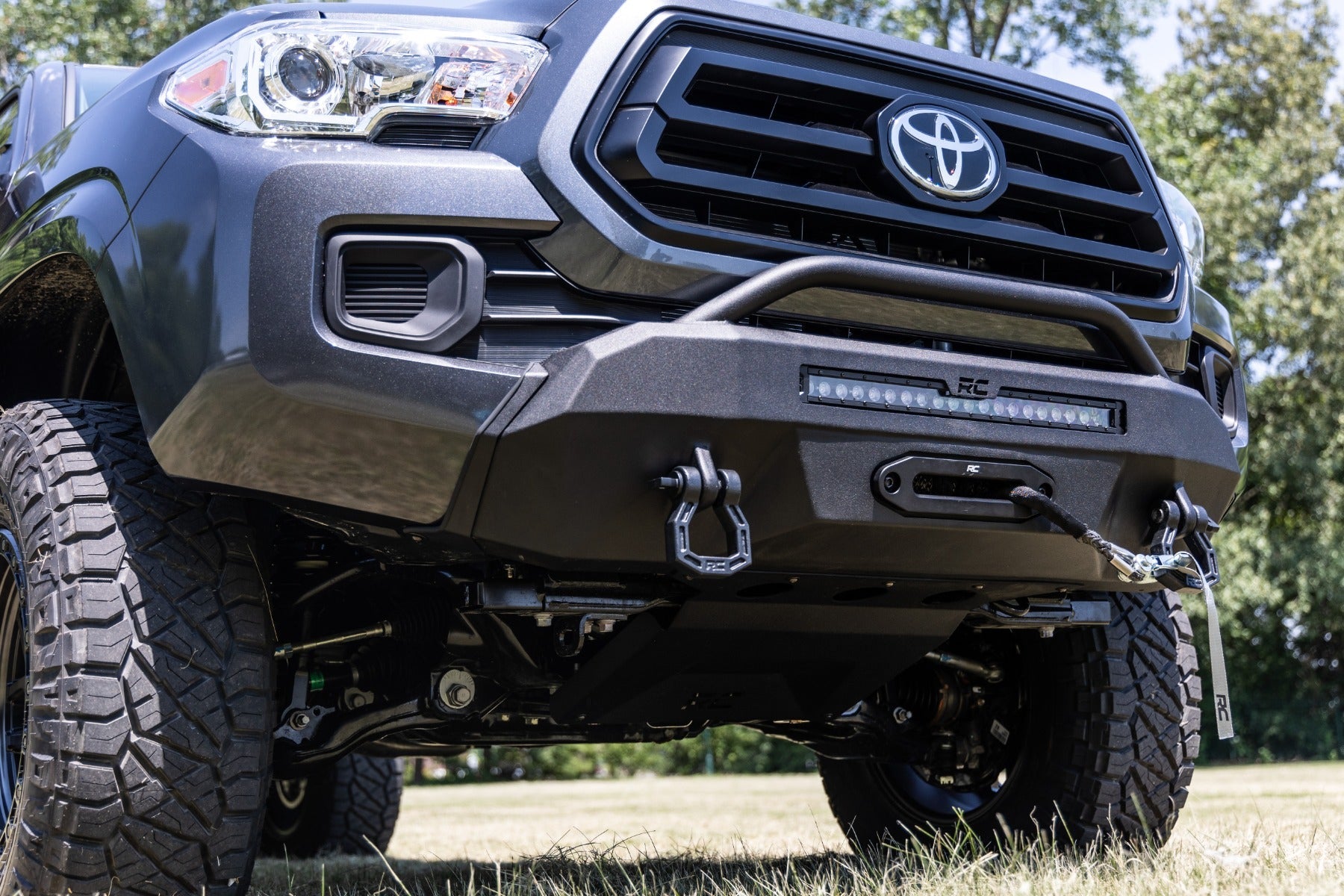 Rough Country Hybrid Front Bumper for 2016-2024 Toyota Tacoma 2WD / 4WD