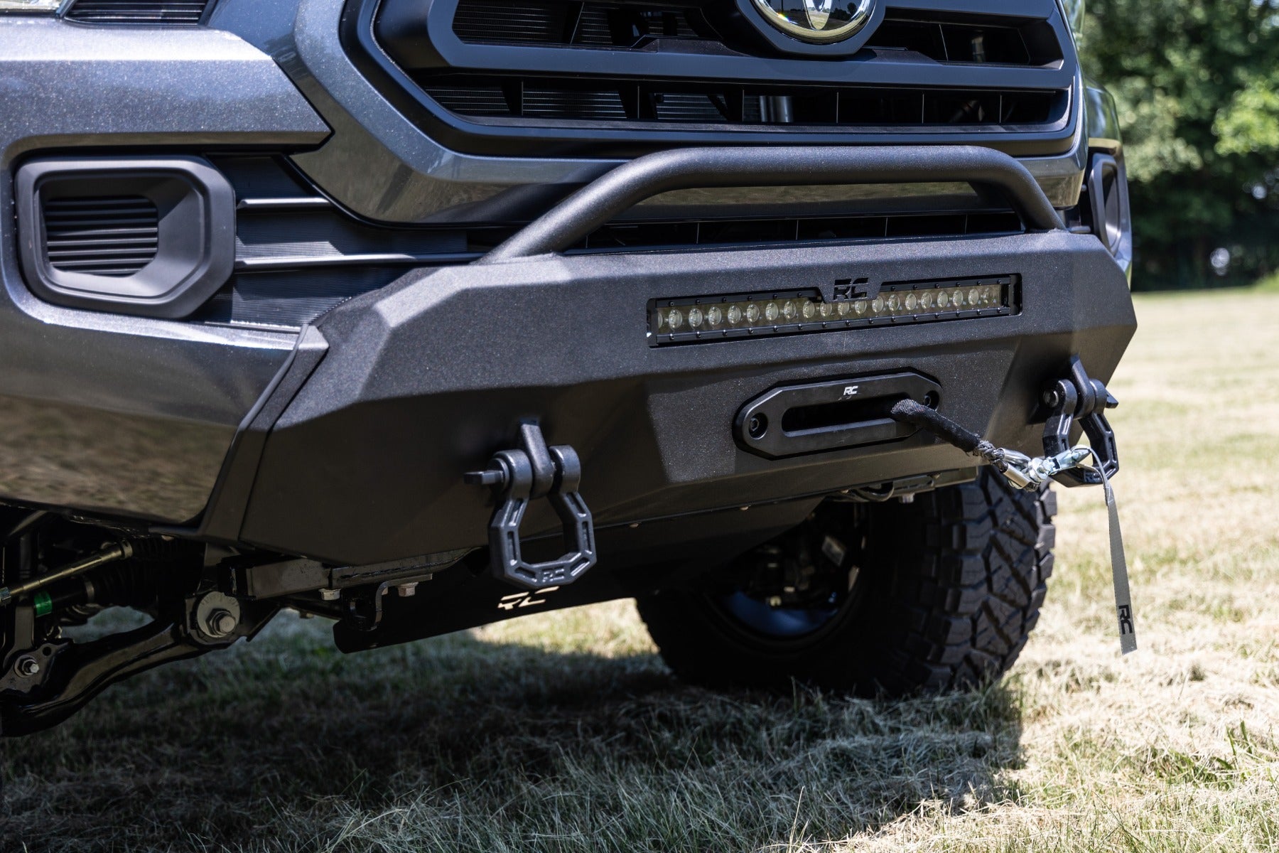 Rough Country Hybrid Front Bumper for 2016-2024 Toyota Tacoma 2WD / 4WD