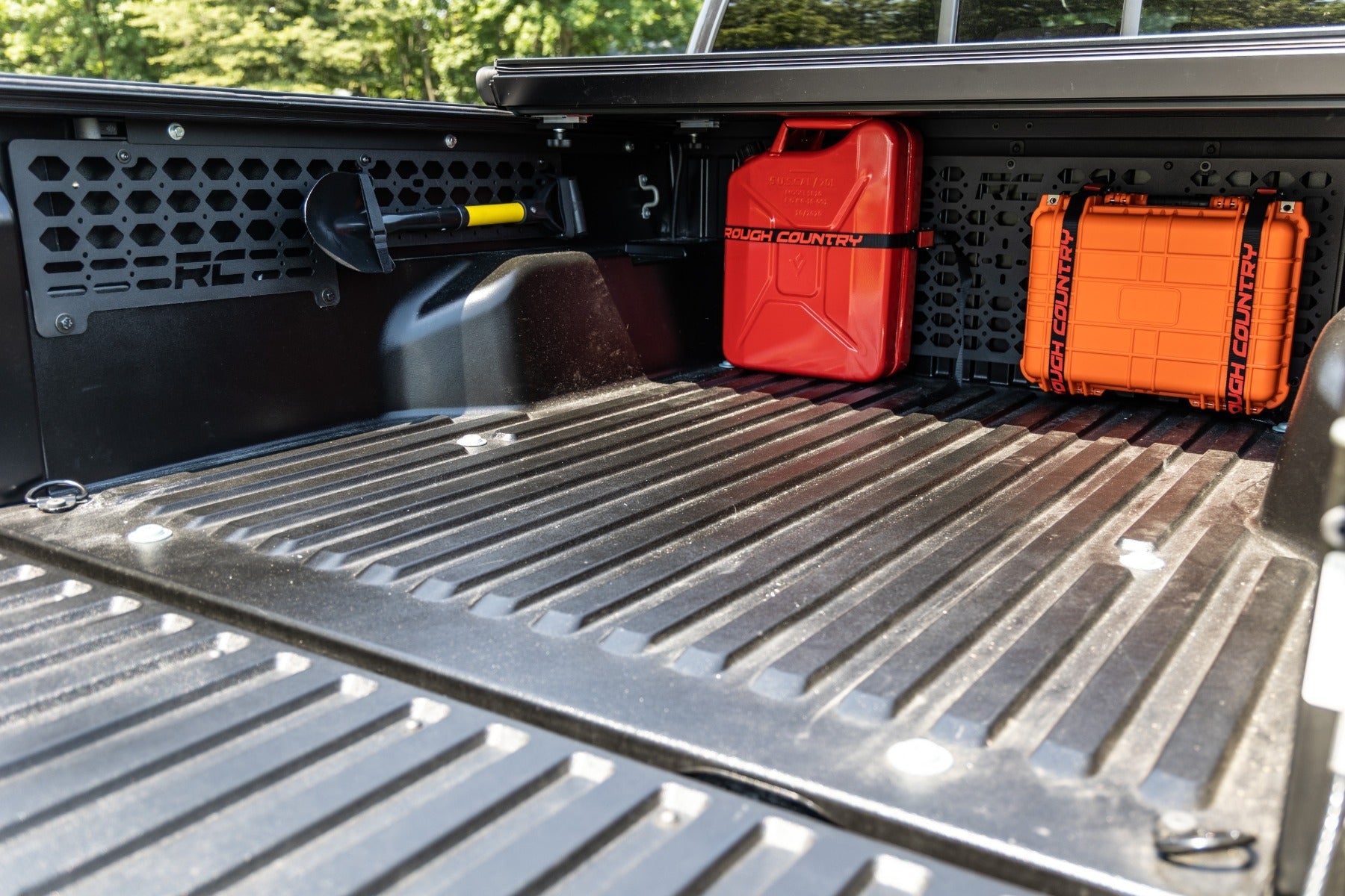 Rough Country 73105 Molle Bed Mounting Panels for 2005-2024 Toyota Tacoma 2WD/4WD