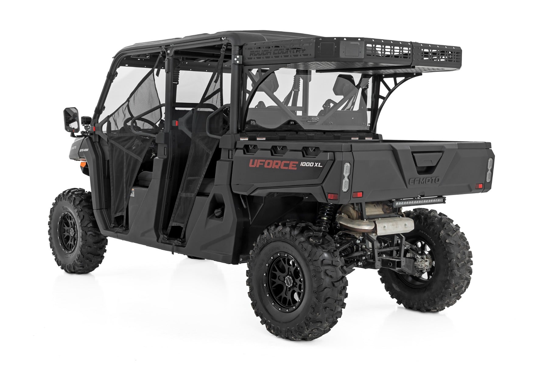 Cargo Rack | Dual 2" Black LED Pairs | Flush Mount | CFMOTO UFORCE 1000