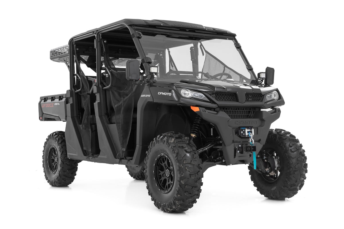 LED Light Kit | Cage Mount | 2" Black Pair | CFMOTO UFORCE 1000