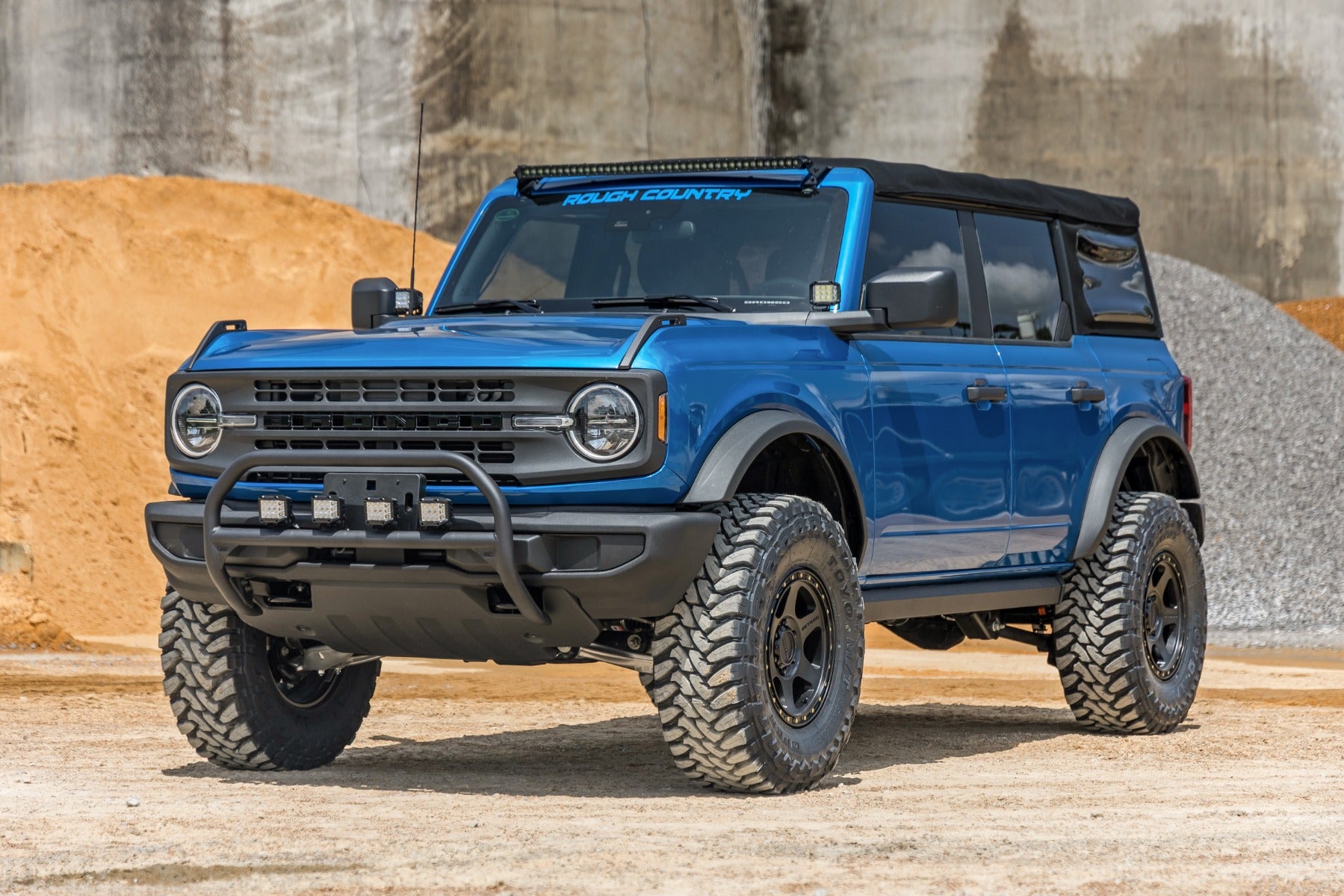 Nudge Bar | 20 Inch BLK DRL Single Row LED | Ford Bronco 4WD (2021-2026)