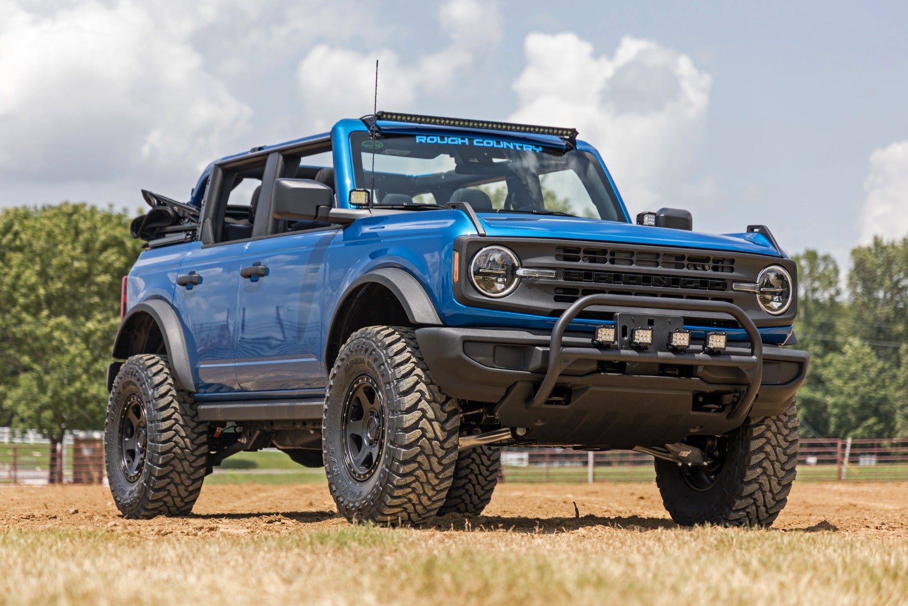 RC 3.5 Inch Lift Kit with performance M1R Reservoir Struts for 2021-2026 Ford Bronco