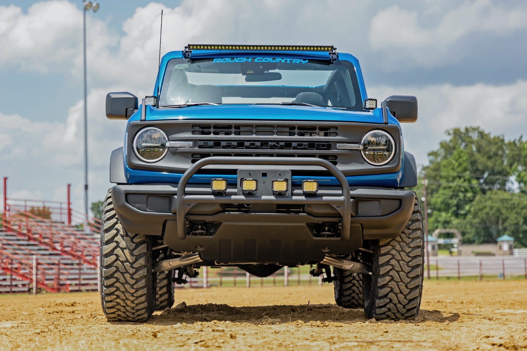 RC 3.5 Inch Lift Kit with performance M1R Reservoir Struts for 2021-2026 Ford Bronco