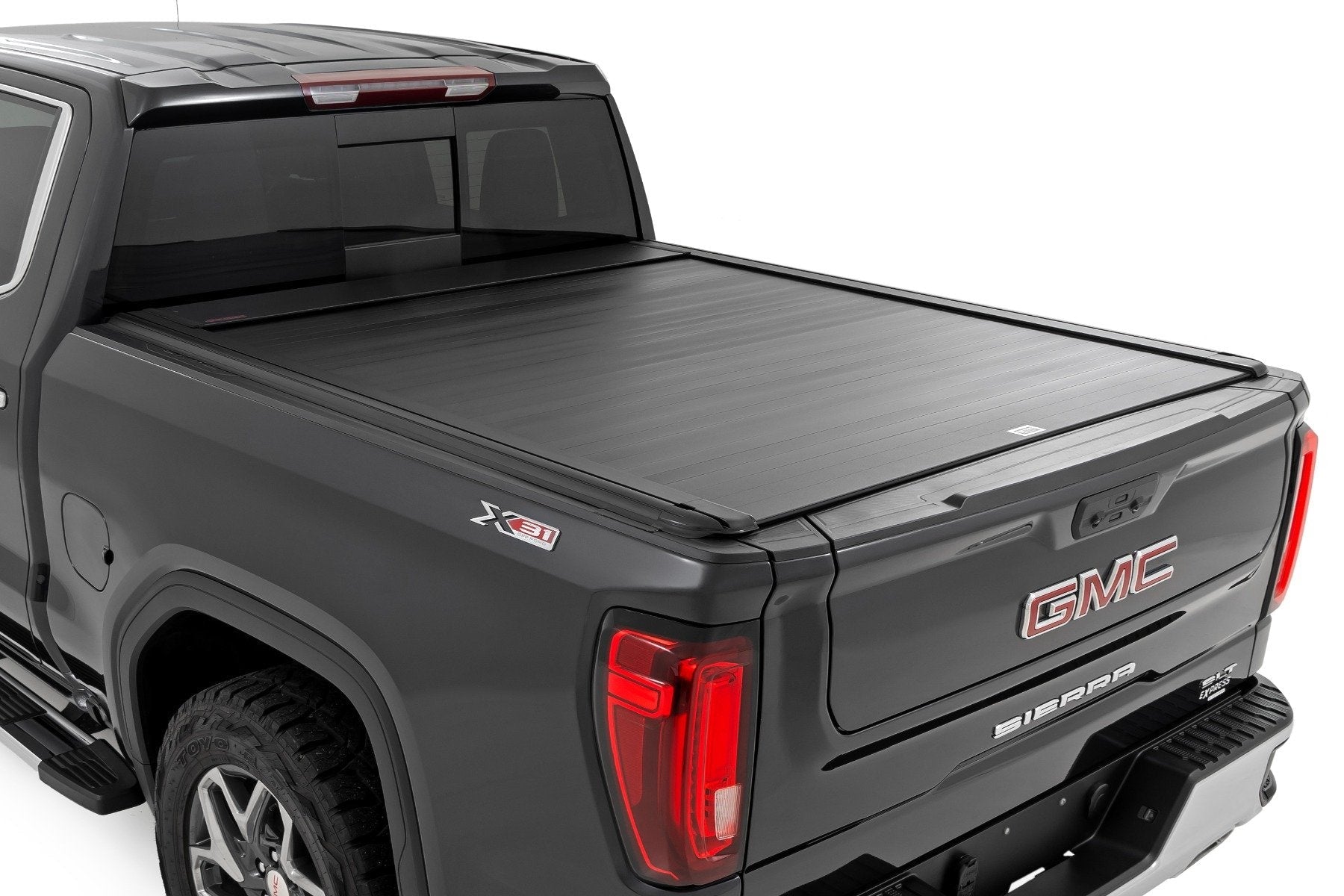 Rough Country Powered Electric Retractable Tonneau Cover for 19-26 Silverado Sierra - 5' 10" Bed