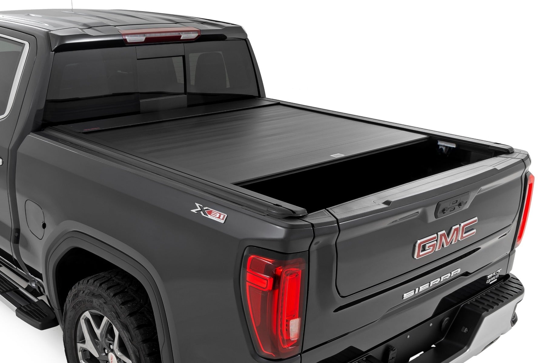 Rough Country Powered Electric Retractable Tonneau Cover for 19-26 Silverado Sierra - 5' 10" Bed