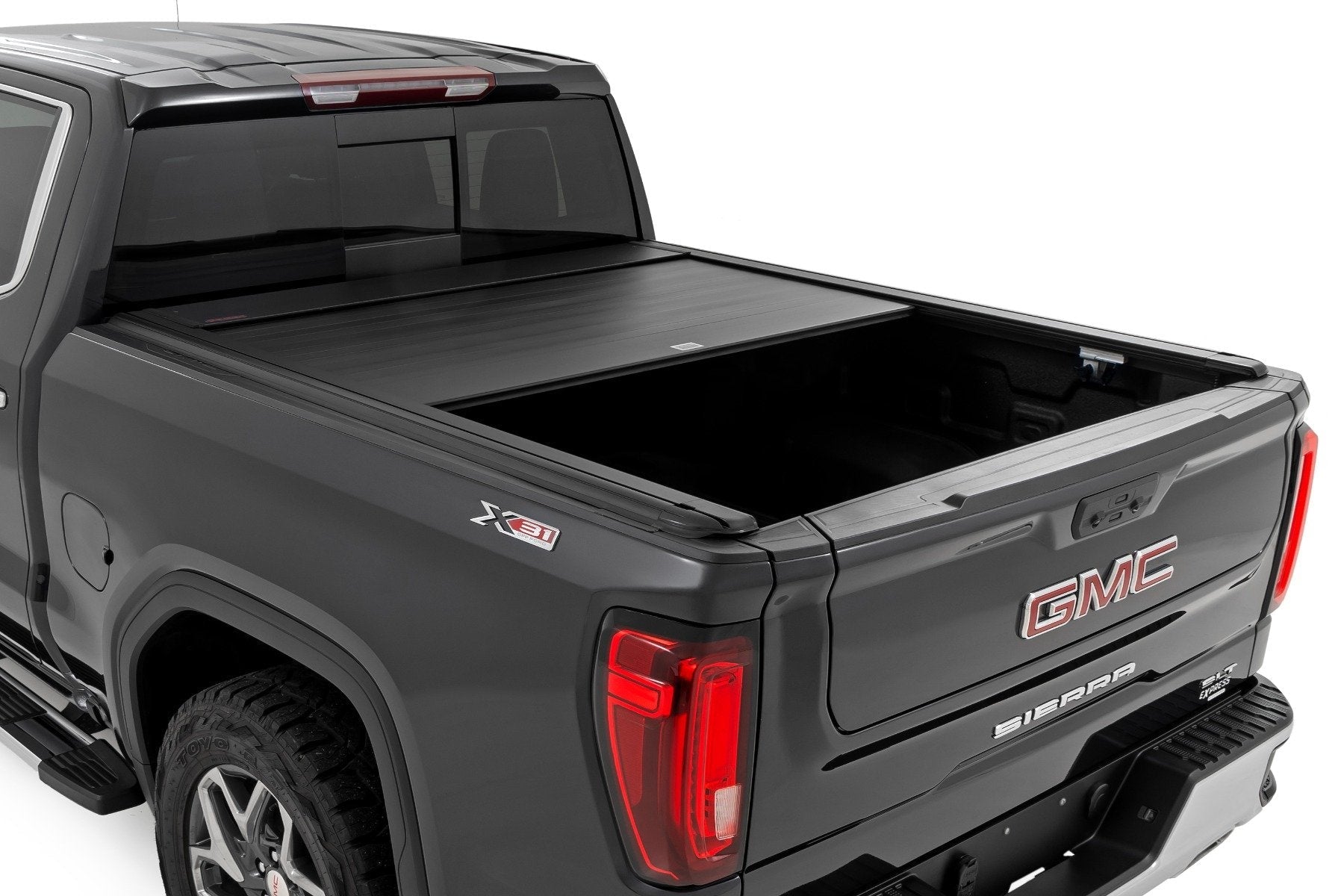 Rough Country Powered Electric Retractable Tonneau Cover for 19-26 Silverado Sierra - 5' 10" Bed