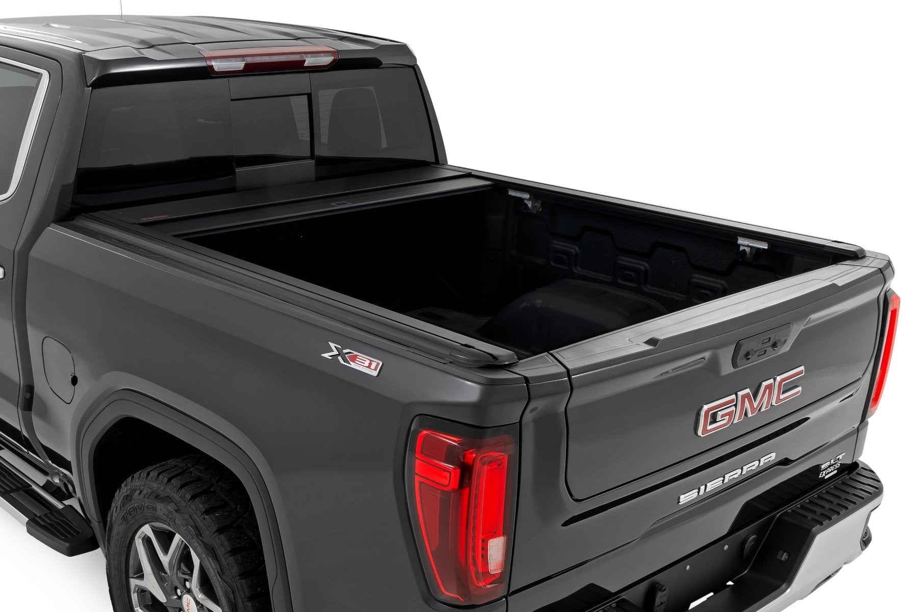 Rough Country Powered Electric Retractable Tonneau Cover for 19-26 Silverado Sierra - 5' 10" Bed