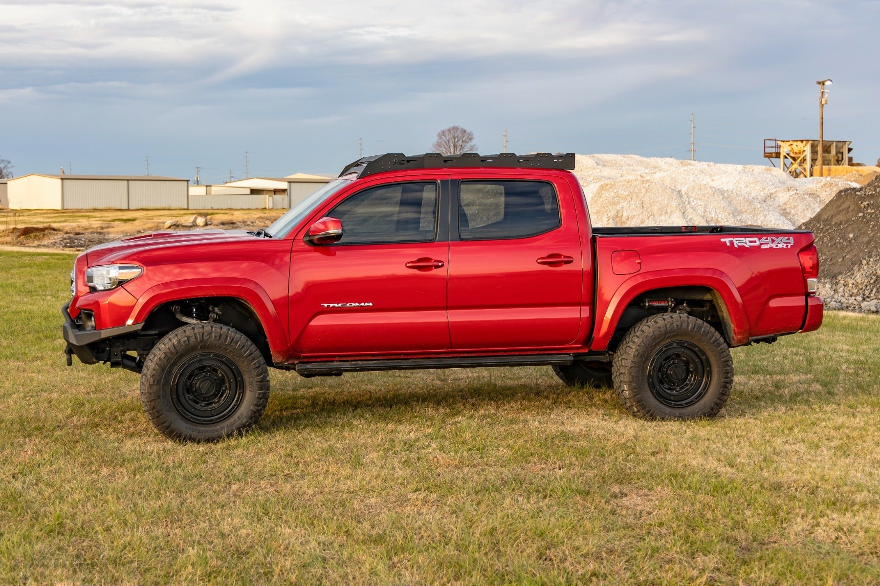 Rough Country Low Profile LED Roof Rack for 2005-2023 Toyota Tacoma 2WD / 4WD