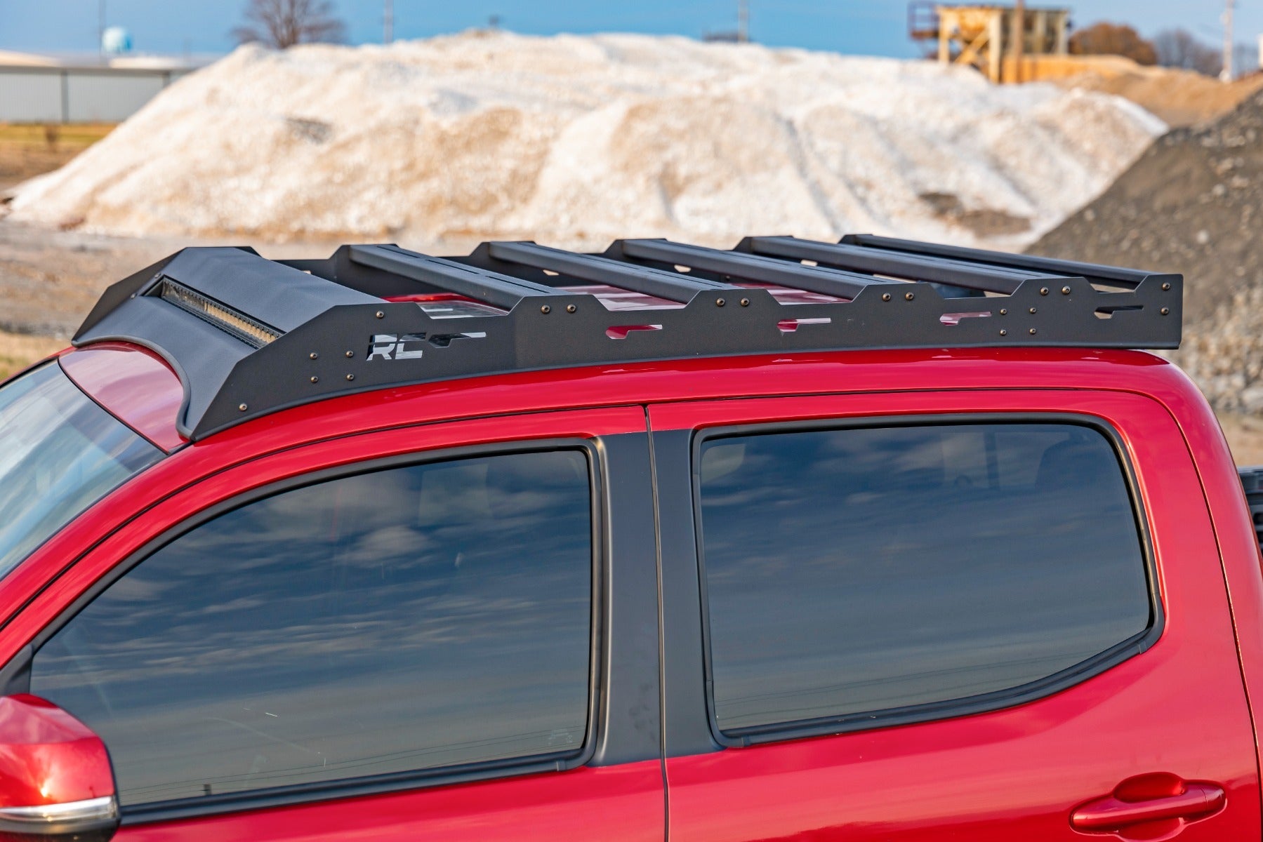 Rough Country Low Profile LED Roof Rack for 2005-2023 Toyota Tacoma 2WD / 4WD