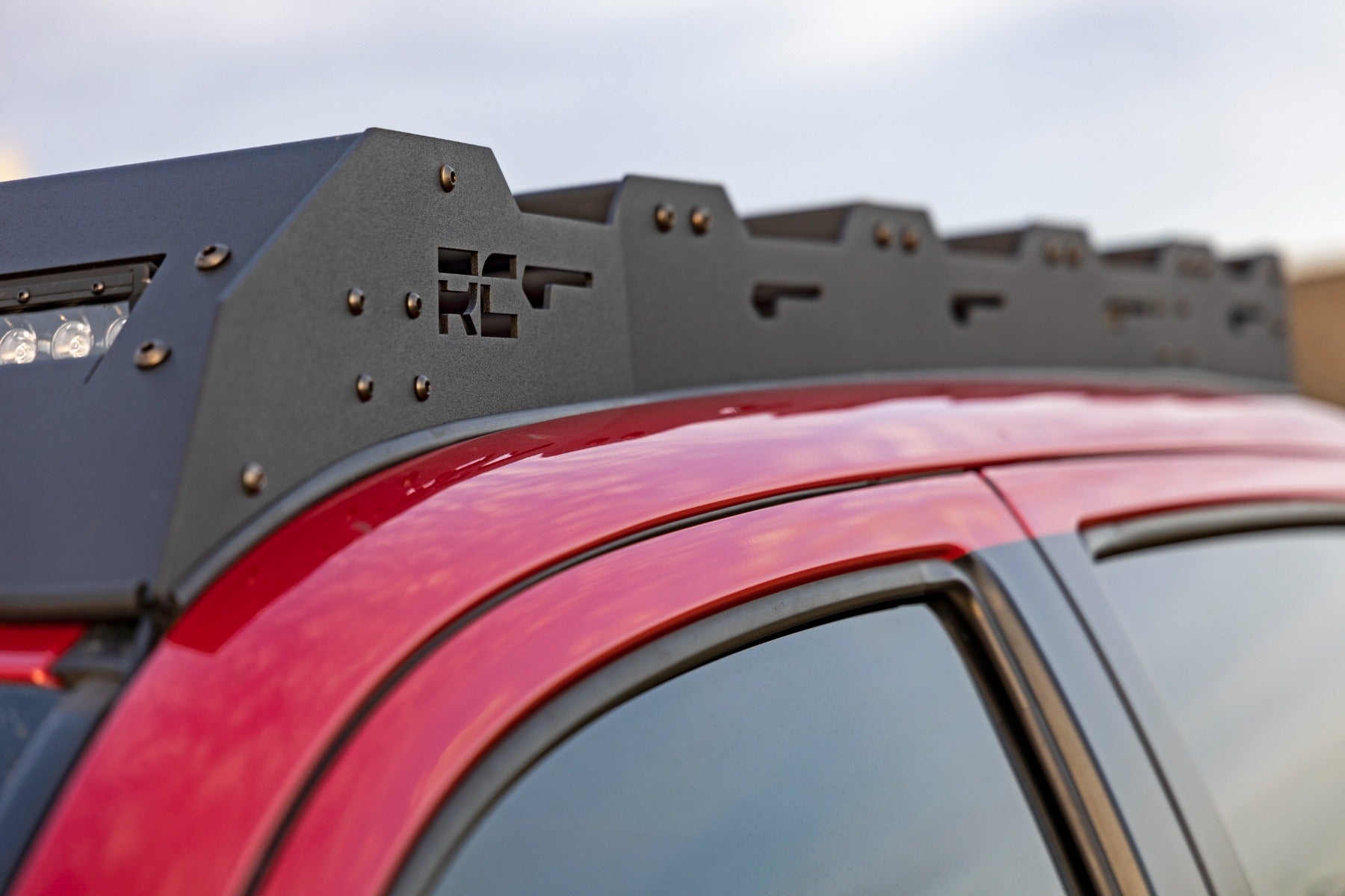 Rough Country Low Profile LED Roof Rack for 2005-2023 Toyota Tacoma 2WD / 4WD