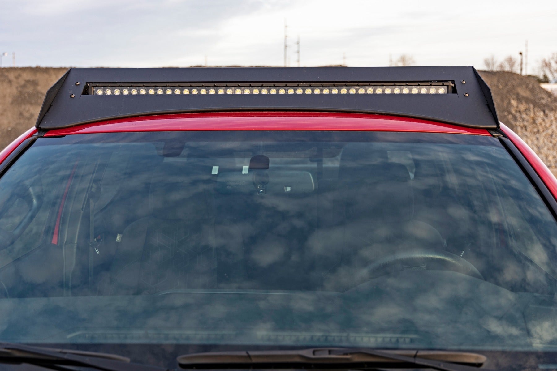Rough Country Low Profile LED Roof Rack for 2005-2023 Toyota Tacoma 2WD / 4WD